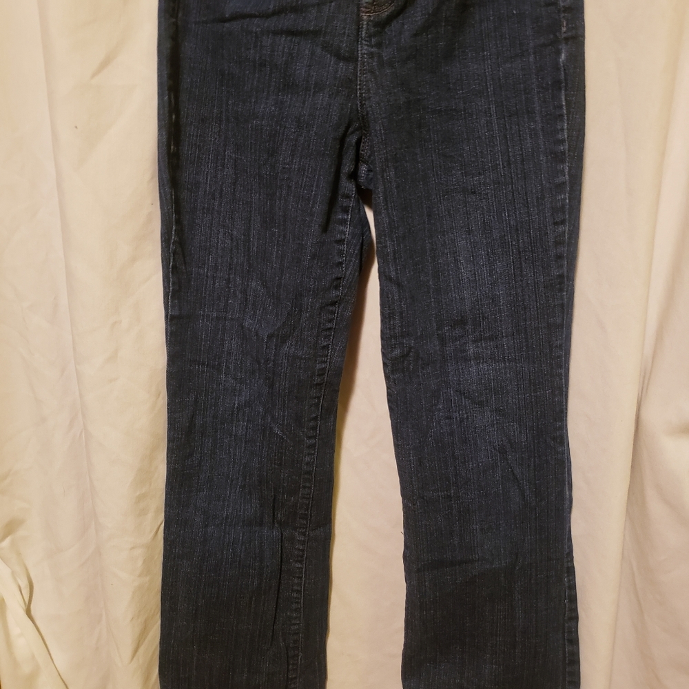 Style & Co Tummy Control Boot Cut Dark Blue Jeans - Picture 8 of 11